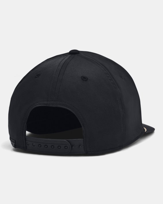 Men's Curry Golf Snapback Cap in Black image number 1